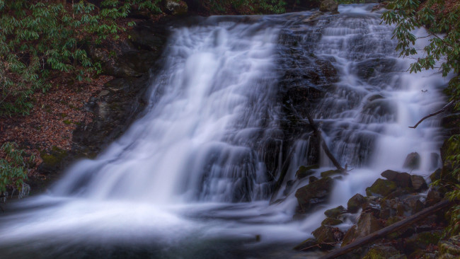 Обои картинки фото природа, водопады, река, обрыв, водопад