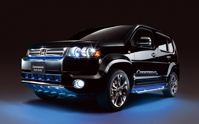 Обои картинки фото автомобили, honda, black, offroad