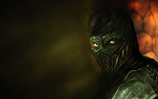 Обои картинки фото mortal kombat, видео игры, mortal kombat , 2011, рептилия, mortal, kombat, reptile