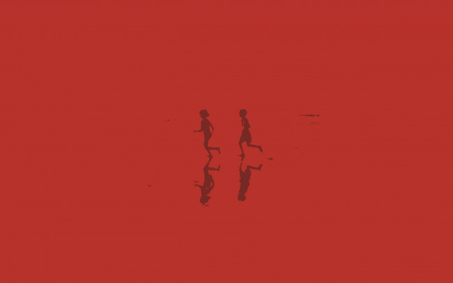 Обои картинки фото рисованные, минимализм, дети