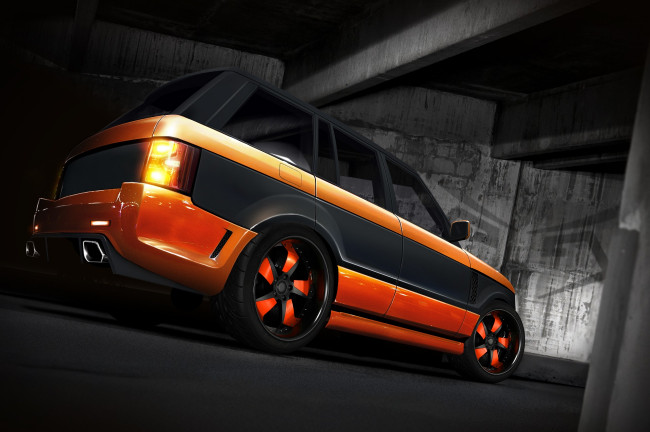 Обои картинки фото автомобили, виртуальный тюнинг, range, rover
