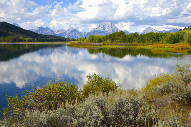 Обои картинки фото природа, реки, озера, горы, озеро, лес, луг