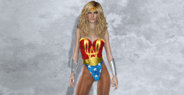 Картинка 3д+графика люди+ people фон взгляд девушка