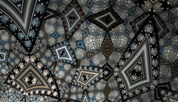 Картинка 3д+графика фракталы+ fractal цвета фон узор