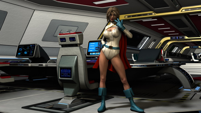 Обои картинки фото 3д графика, фантазия , fantasy, взгляд, девушка, фон