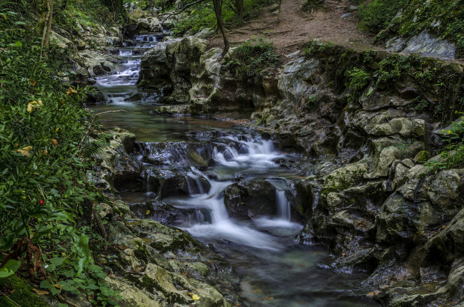 Обои картинки фото природа, реки, озера, овраг, ручей