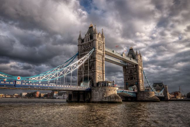 Обои картинки фото tower bridge,  london, города, лондон , великобритания, река, мост