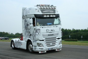 Картинка автомобили daf грузовик тягач седельный тяжелый
