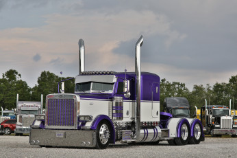 Картинка peterbilt+379 автомобили peterbilt седельный тягач тяжелый грузовик