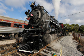 Картинка техника паровозы паровоз рельсы