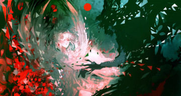 Картинка автор +nanomortis аниме unknown +другое арт абстракция девушка