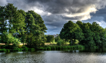 Картинка города -+пейзажи лес река дворец