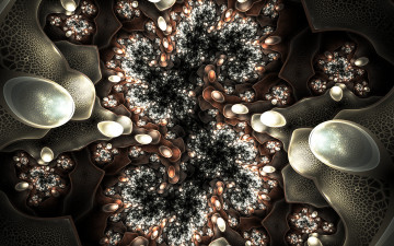 Картинка 3д+графика фракталы+ fractal цвета фон узор