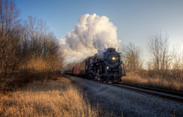 Картинка техника паровозы паровоз рельсы