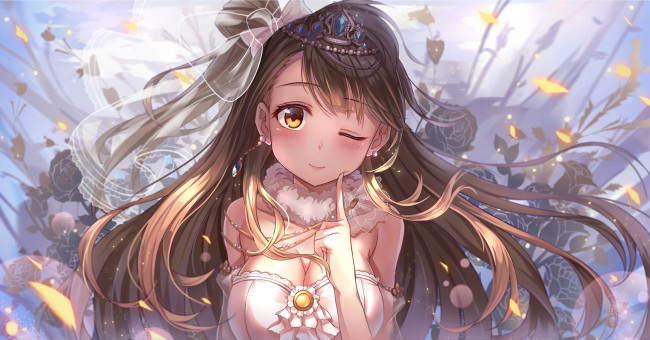 Обои картинки фото автор,  miazi, аниме, love live,  school idol project, love, live, school, idol, project, minami, kotori