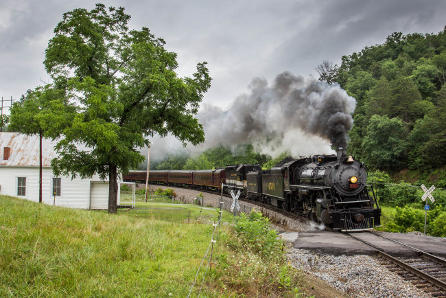 Обои картинки фото техника, паровозы, паровоз, рельсы