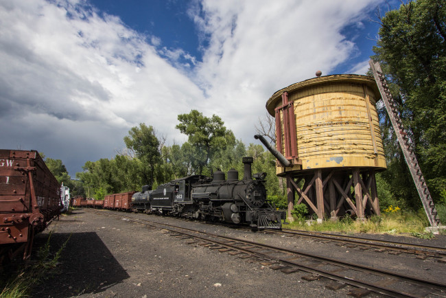 Обои картинки фото техника, паровозы, паровоз, рельсы