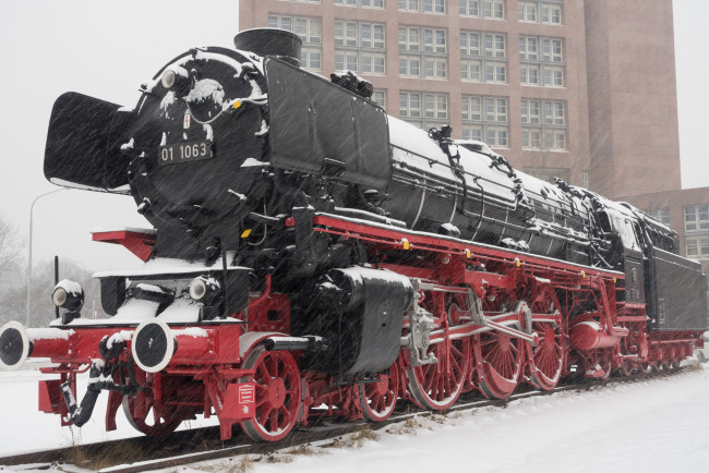 Обои картинки фото техника, паровозы, рельсы, паровоз