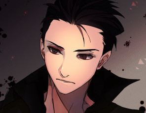 Картинка аниме yuri+on+ice katsuki yuur