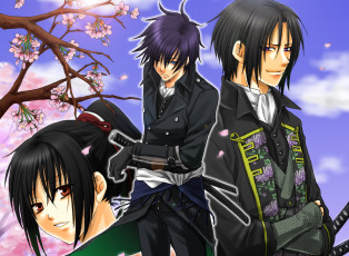 Картинка аниме hakuouki shinsengumi kitan