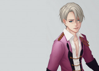 Картинка аниме yuri+on+ice victor nikiforov