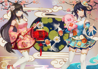 Картинка аниме unknown +другое взгляд девушки фон