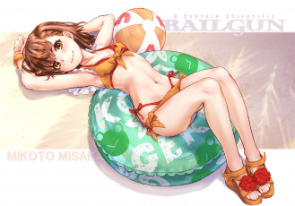 Картинка аниме toaru+majutsu+no+index misaka mikoto