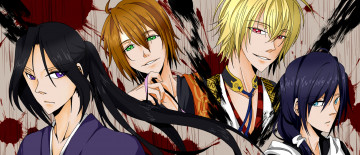 Картинка аниме hakuouki shinsengumi kitan