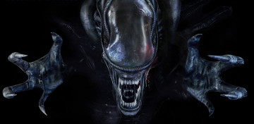 Картинка фэнтези Чужой+ alien пасть когти
