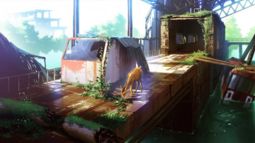 Картинка аниме оружие +техника +технологии technoheart