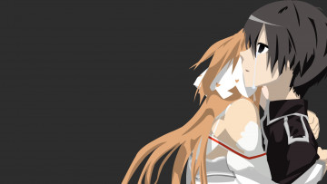 Картинка аниме sword+art+online девушка взгляд фон
