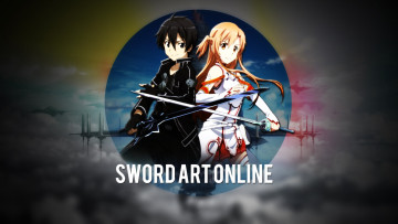 Картинка аниме sword+art+online девушка взгляд фон