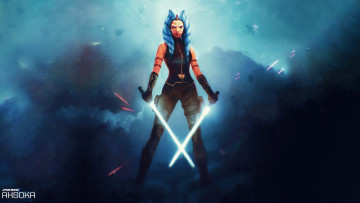 Картинка фэнтези _star+wars фантастика ahsoka lightsaber jedi star wars tano