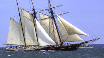 Картинка корабли парусники паруса мачты