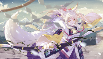 Картинка аниме onmyouji onmyoji bai lang