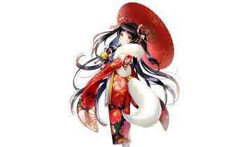 Картинка аниме unknown +другое фон взгляд девушка