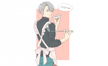 Картинка аниме yuri+on+ice виктор никифоров