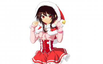 Картинка аниме kono+subarashii+sekai+ni+shukufuku+wo девушка фон взгляд