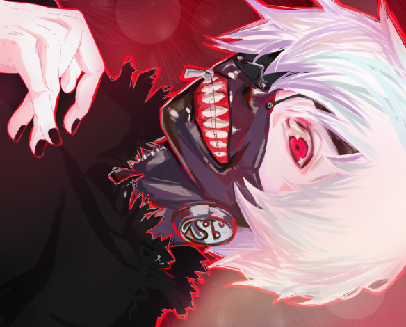 Обои картинки фото аниме, tokyo ghoul, kaneki