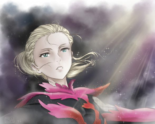 Обои картинки фото аниме, yuri on ice, yuri, plisetsky