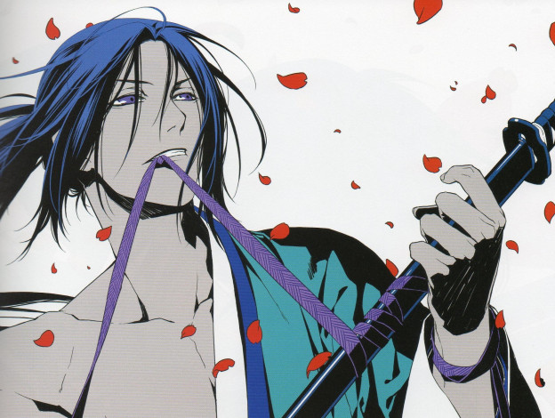 Обои картинки фото аниме, hakuouki, hijikata, toshizou