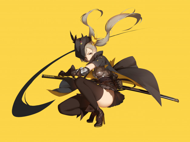 Обои картинки фото аниме, оружие,  техника,  технологии, red, flowers