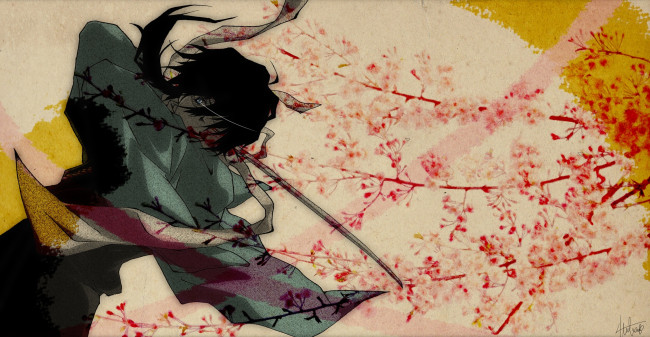 Обои картинки фото аниме, hakuouki, shinsengumi, kitan