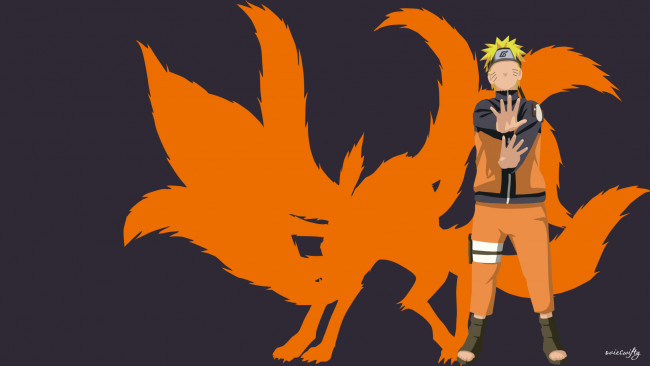 Обои картинки фото аниме, naruto, kurama