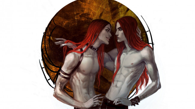 Обои картинки фото фэнтези, люди, парни