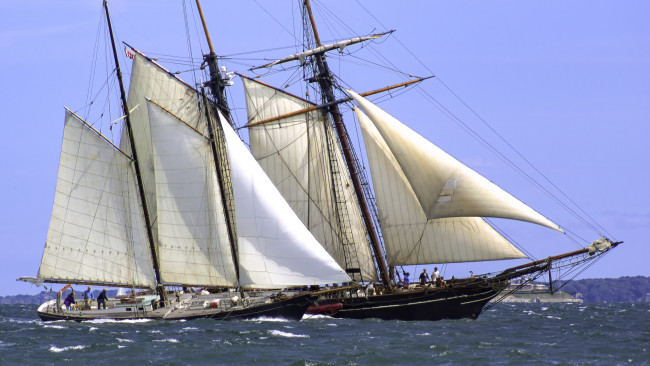 Обои картинки фото корабли, парусники, паруса, мачты