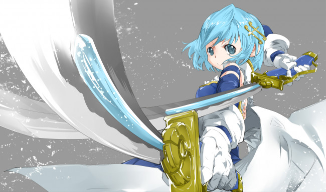 Обои картинки фото аниме, mahou shoujo madoka magika, фон, взгляд, девушка