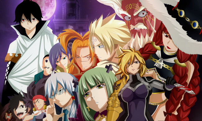 Обои картинки фото аниме, fairy tail, by, hectorponce98, tail, oni, demon, mnga, japanese, strong, asiatic, mahou, asian, fairy, devil, evil