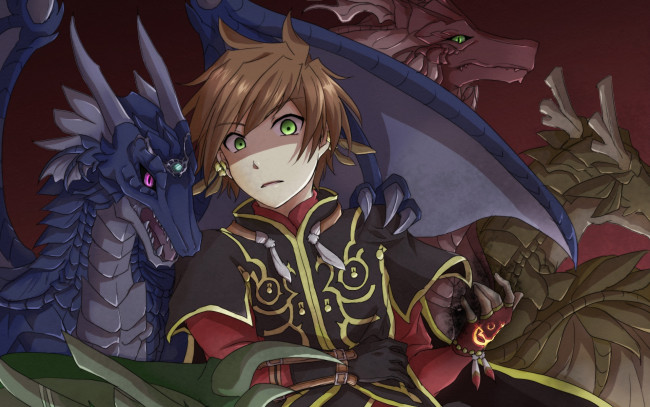 Обои картинки фото аниме, tales of zestiria, девушка, фон, взгляд