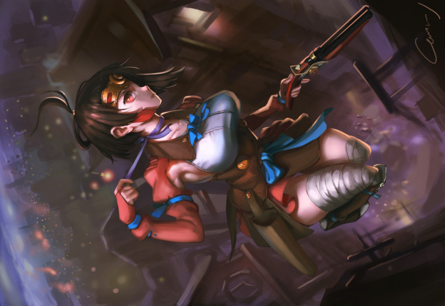 Обои картинки фото аниме, koutetsujou no kabaneri, mumei